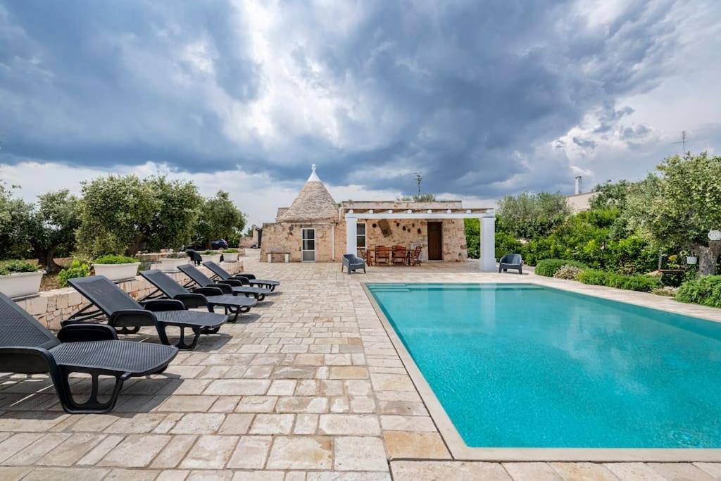 Trullo Oasi Santo Stefano - Private Pool Villa Castellana Grotte Exteriör bild